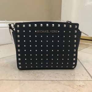 NWT Michael Kors Selma Studded Mini Crossbody $268